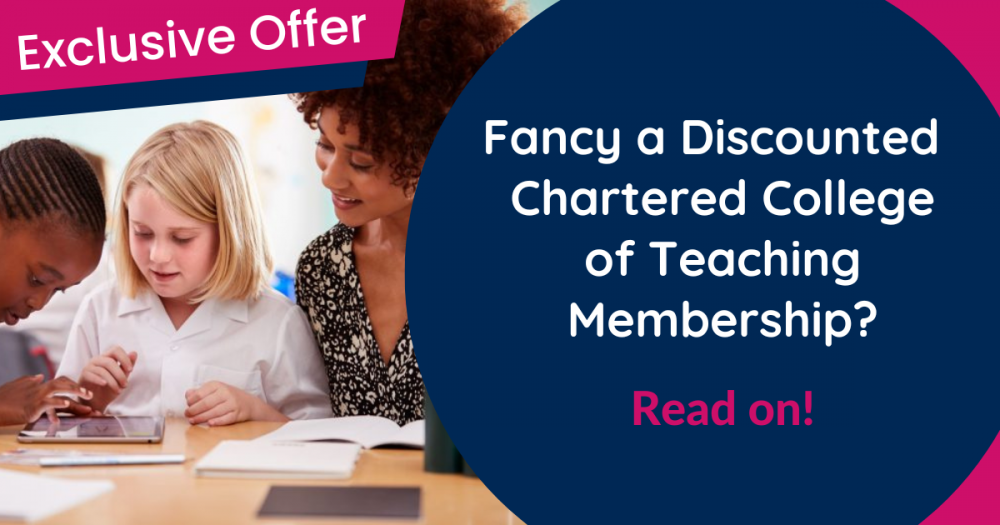 Exclusive Partner Offer From The Chartered College Of Teachers 